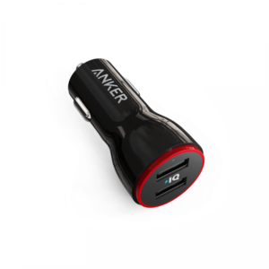 فيش سيارة أنكر عادي 4.8A 2 USB – اسود