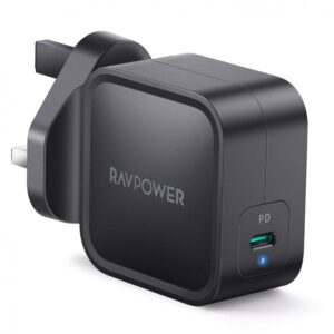 شاحن جداري راف باور  بقوة 61 واط بتقنية بي دي – اسود