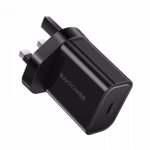 شاحن جداري راف باور  بقوة 20 واط بتقنية بي دي – اسود