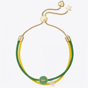 سوار توري بورش كايرا مطلي بالمينا توري ذهبي / اخضر و اصفر