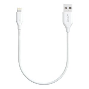 كيبل أنكر للأيفون بور لاين سلك 0.30m / 1ft – ابيض عالمي