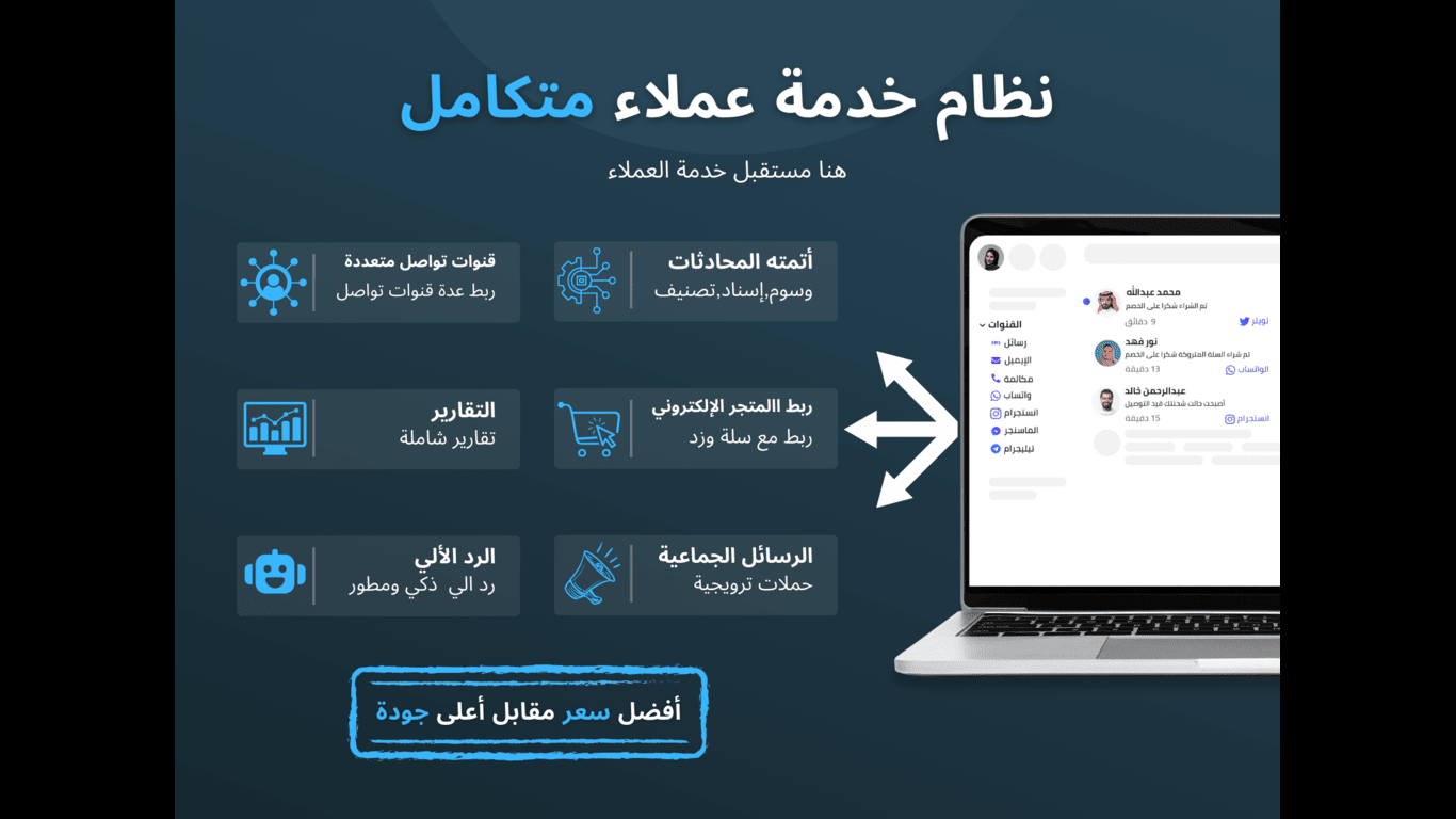 كود خصم تطبيق التسويق الألي عبر الواتساب سوشيال بوت